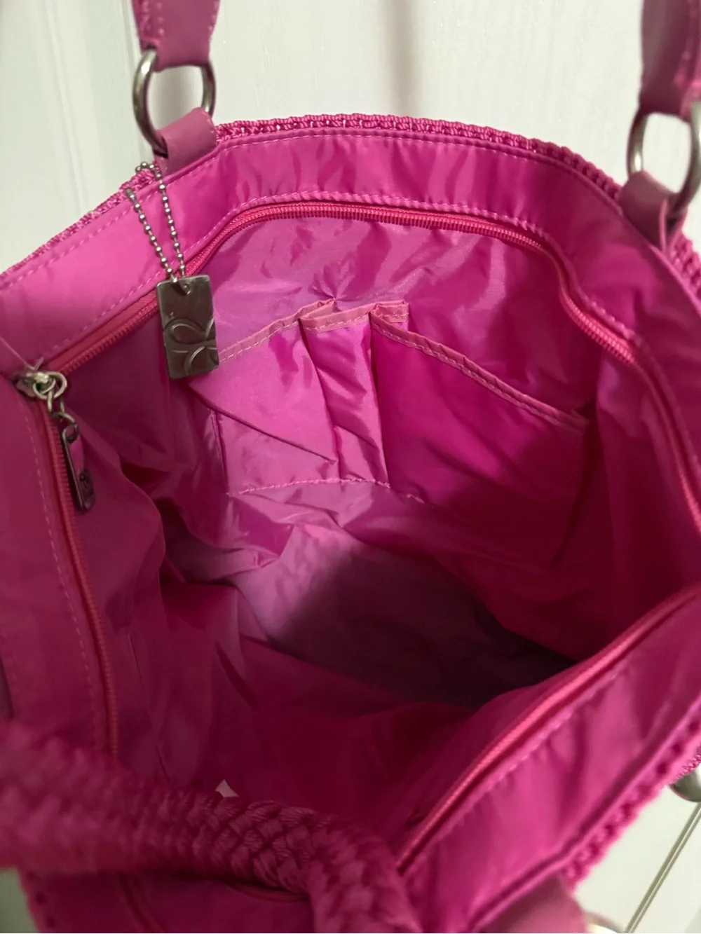 Pink Tote Bag - Stylish Everyday Shoulder Bag
